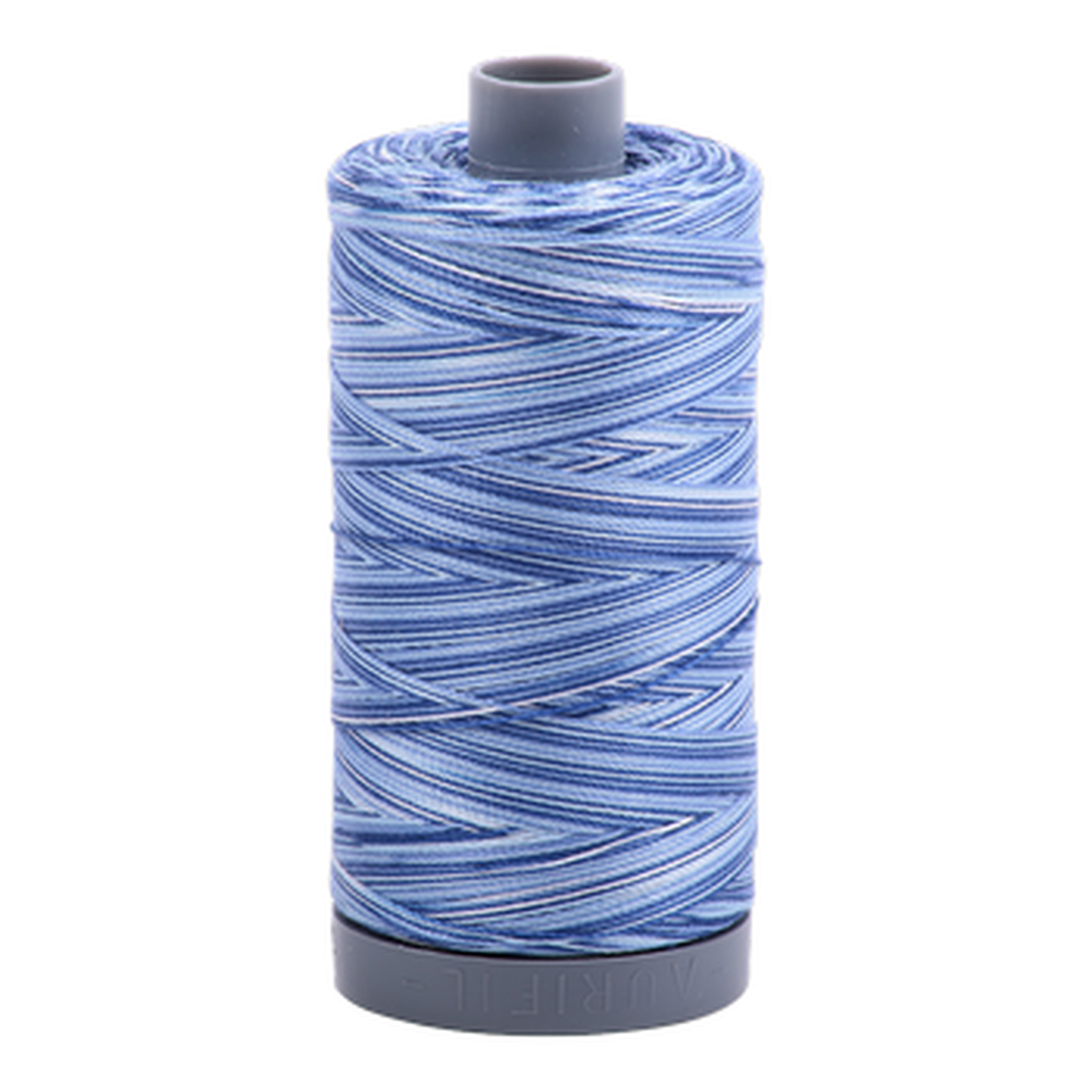 Aurifil embroidery thread spool in Storm at Sea (4655) - 28wt 750m