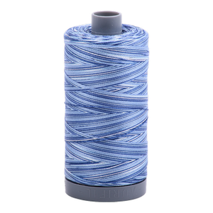 Aurifil embroidery thread spool in Storm at Sea (4655) - 28wt 750m