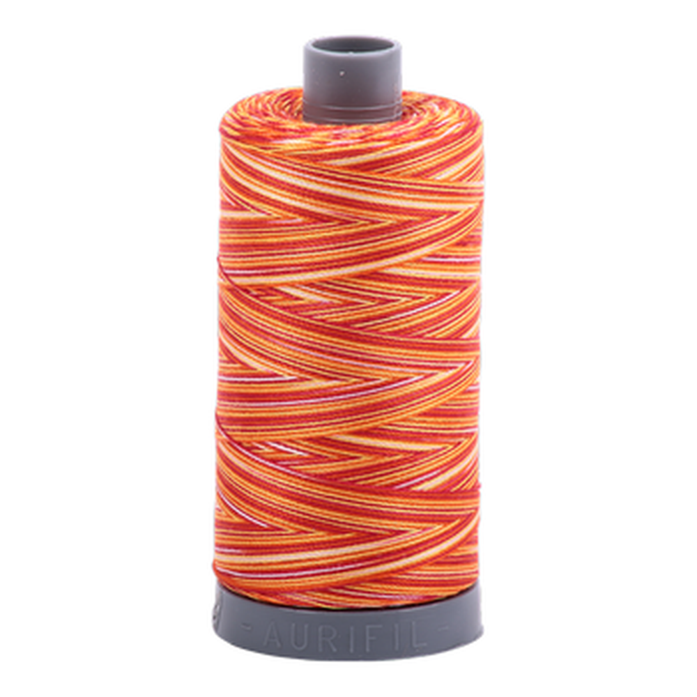 Aurifil embroidery thread spool in Tramonto a Zoagli (4657) - 28wt 750m