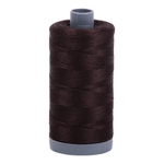 Aurifil embroidery thread spool in Very Dark Bark (1130) - 28wt 750m