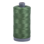 Aurifil embroidery thread spool in Very Dark Grass Green (2890) - 28wt 750m