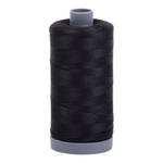 Aurifil embroidery thread spool in Very Dark Grey (4241) - 28wt 750m
