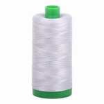 Aurifil embroidery thread spool in Aluminium (2615) - 40wt 1000m