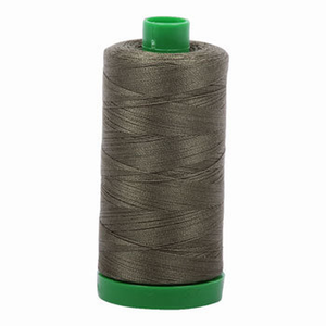 Aurifil embroidery thread spool in Army Green (2905) - 40wt 1000m
