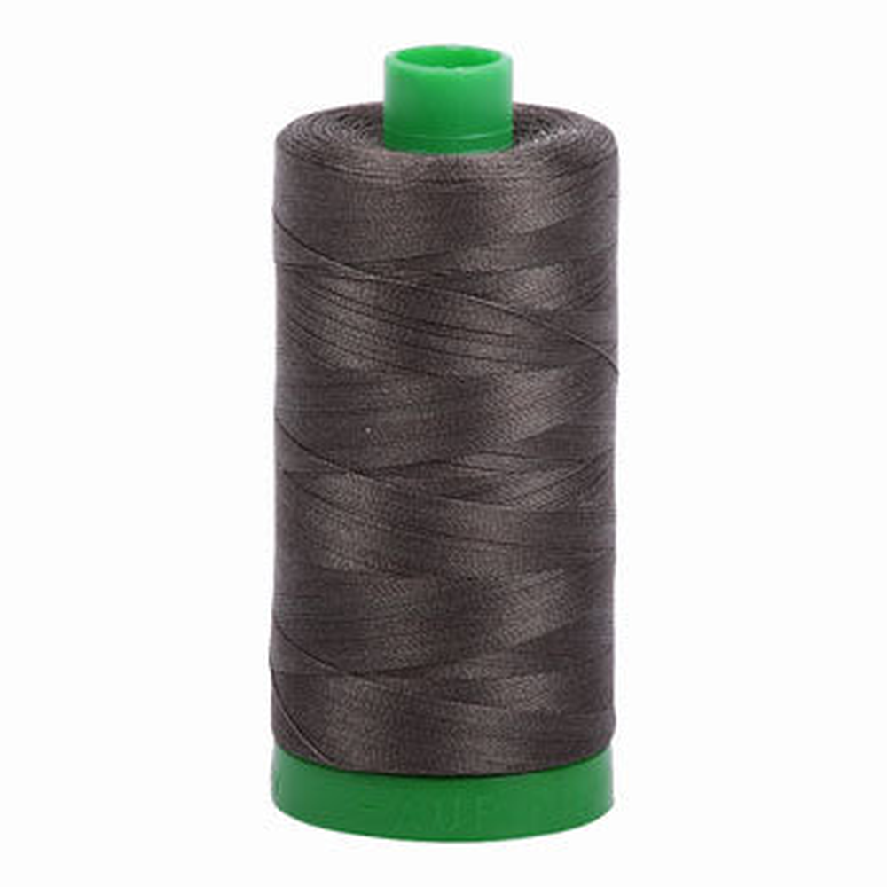 Aurifil embroidery thread spool in Asphalt (5013) - 40wt 1000m