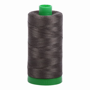 Aurifil embroidery thread spool in Asphalt (5013) - 40wt 1000m
