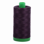 Aurifil embroidery thread spool in Aubergine (2570) - 40wt 1000m