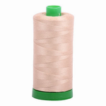 Aurifil embroidery thread spool in Beige (2314) - 40wt 1000m