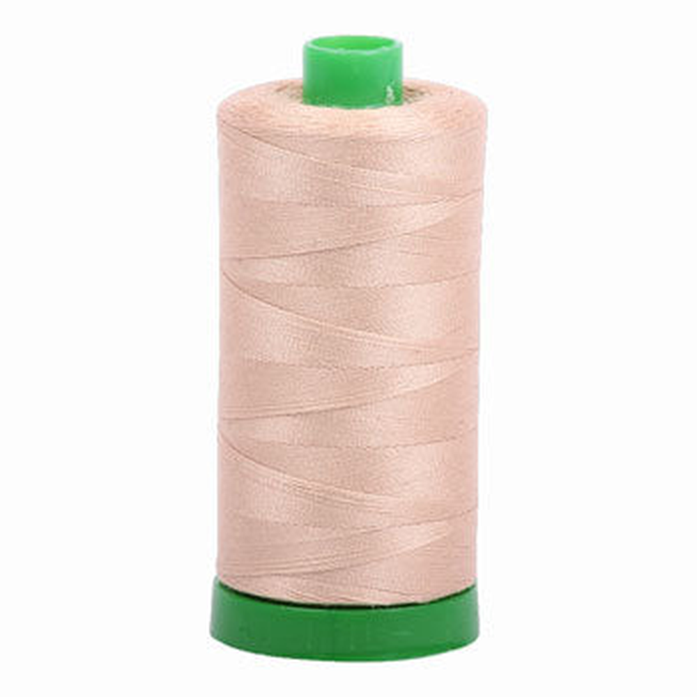 Aurifil embroidery thread spool in Beige (2314) - 40wt 1000m