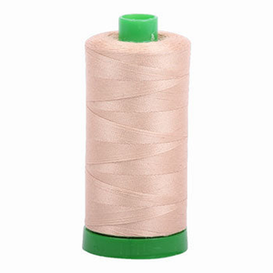 Aurifil embroidery thread spool in Beige (2314) - 40wt 1000m