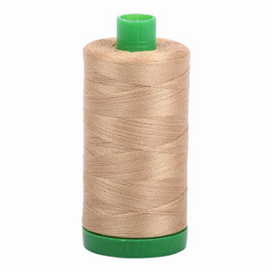 Aurifil embroidery thread spool in Blond Beige (5010) - 40wt 1000m