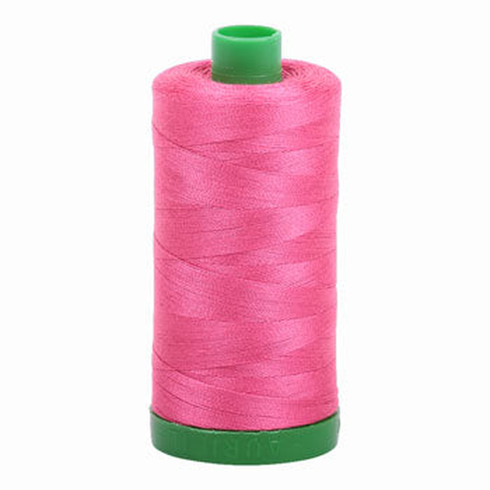 Aurifil embroidery thread spool in Blossom Pink (2530) - 40wt 1000m