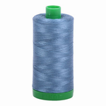 Aurifil embroidery thread spool in Blue Grey (1126) - 40wt 1000m