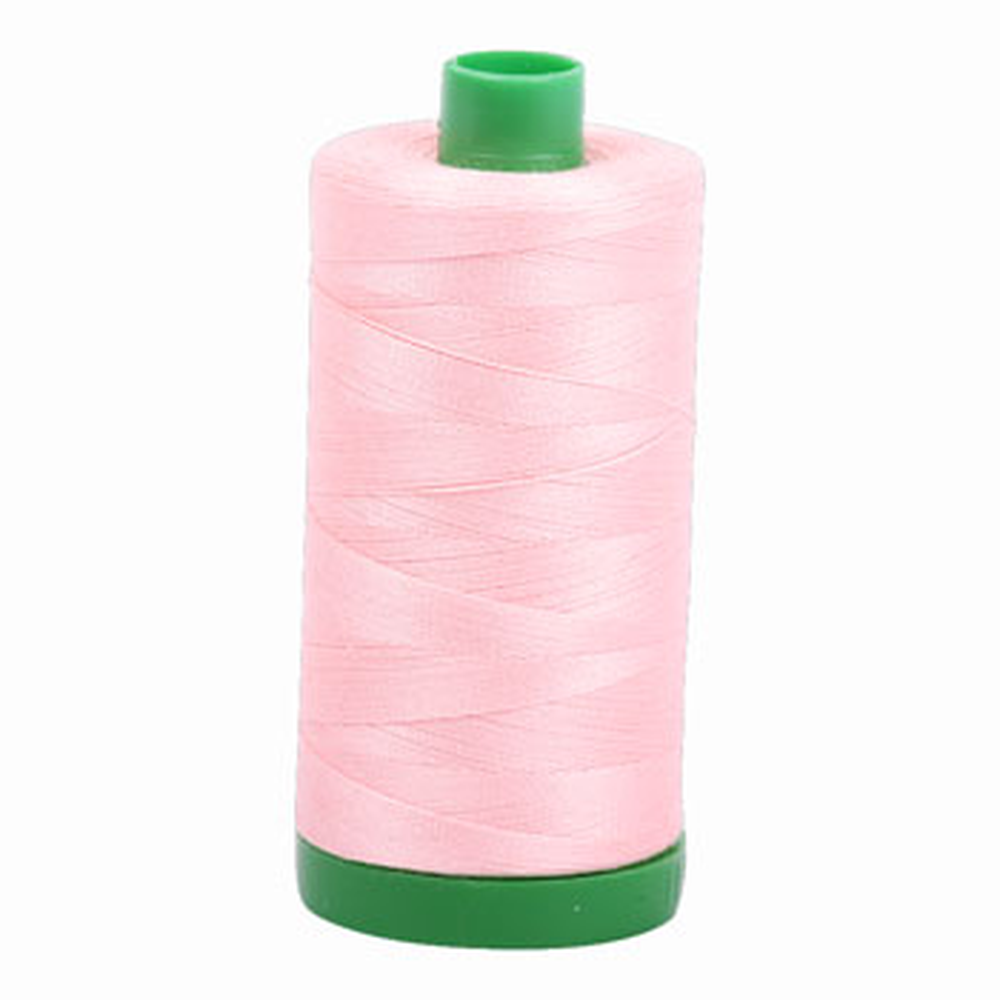 Aurifil embroidery thread spool in Blush (2415) - 40wt 1000m