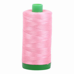 Aurifil embroidery thread spool in Bright Pink (2425) - 40wt 1000m
