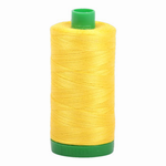 Aurifil embroidery thread spool in Canary (2120) - 40wt 1000m