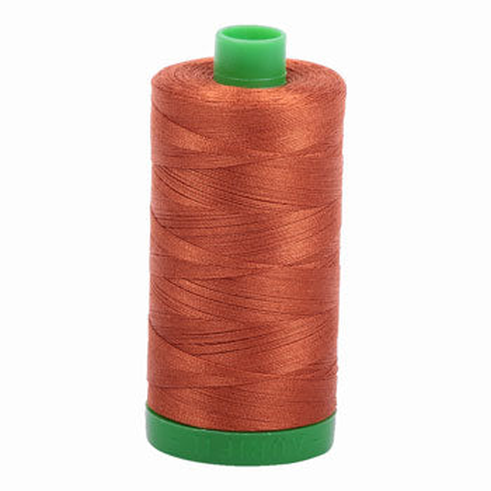 Aurifil embroidery thread spool in Cinnamon Toast (2390) - 40wt 1000m