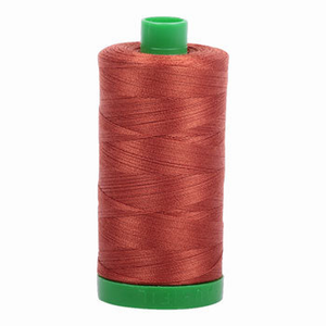 Aurifil embroidery thread spool in Copper (2350) - 40wt 1000m