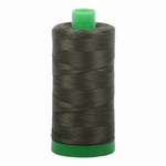 Aurifil embroidery thread spool in Dark Green (5012) - 40wt 1000m