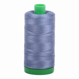 Aurifil embroidery thread spool in Dark Grey Blue (1248) - 40wt 1000m