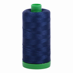 Aurifil embroidery thread spool in Dark Navy (2784) - 40wt 1000m