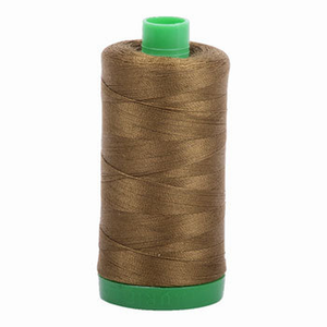 Aurifil embroidery thread spool in Dark Olive (4173) - 40wt 1000m
