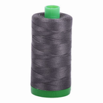 Aurifil embroidery thread spool in Dark Pewter (2630) - 40wt 1000m