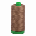 Aurifil embroidery thread spool in Dark Sandstone (1318) - 40wt 1000m