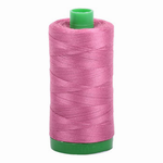 Aurifil embroidery thread spool in Dusty Rose (2452) - 40wt 1000m