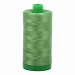Aurifil embroidery thread spool in Grass Green (1114) - 40wt 1000m
