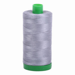 Aurifil embroidery thread spool in Grey (2605) - 40wt 1000m