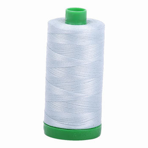 Aurifil embroidery thread spool in Iceberg (2846) - 40wt 1000m