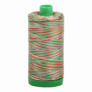 Aurifil embroidery thread spool in Leaves (4650) - 40wt 1000m