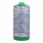 Aurifil embroidery thread spool in Lemon Blueberry (4649) - 40wt 1000m