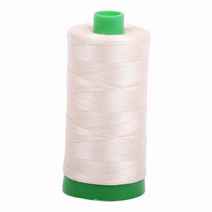 Aurifil embroidery thread spool in Light Beige (2310) - 40wt 1000m