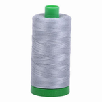 Aurifil embroidery thread spool in Light Blue Grey (2610) - 40wt 1000m