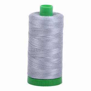 Aurifil embroidery thread spool in Light Blue Grey (2610) - 40wt 1000m