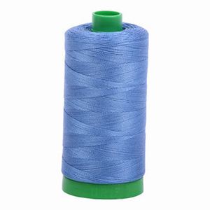 Aurifil embroidery thread spool in Light Blue Violet (1128) - 40wt 1000m