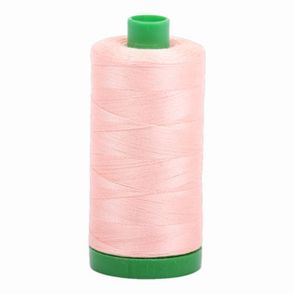 Aurifil embroidery thread spool in Light Blush (2420) - 40wt 1000m