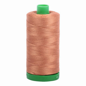 Aurifil embroidery thread spool in Light Chestnut (2330) - 40wt 1000m