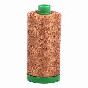 Aurifil embroidery thread spool in Light Cinnamon (2335) - 40wt 1000m