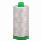 Aurifil embroidery thread spool in Light Grey (5021) - 40wt 1000m