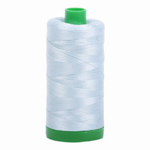 Aurifil embroidery thread spool in Light Grey Blue (5007) - 40wt 1000m