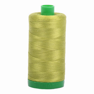 Aurifil embroidery thread spool in Light Leaf Green (1147) - 40wt 1000m