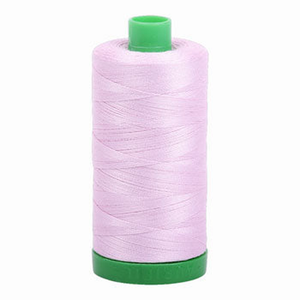 Aurifil embroidery thread spool in Light Lilac (2510) - 40wt 1000m