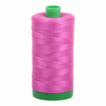 Aurifil embroidery thread spool in Light Magenta (2588) - 40wt 1000m