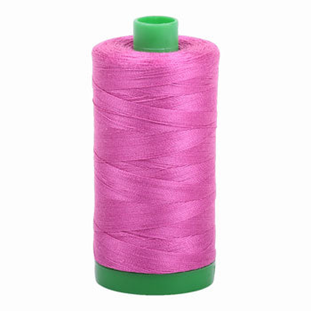 Aurifil embroidery thread spool in Light Magenta (2588) - 40wt 1000m