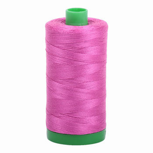 Aurifil embroidery thread spool in Light Magenta (2588) - 40wt 1000m