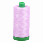 Aurifil embroidery thread spool in Light Orchid (2515) - 40wt 1000m