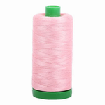 Aurifil embroidery thread spool in Light Peony (2437) - 40wt 1000m